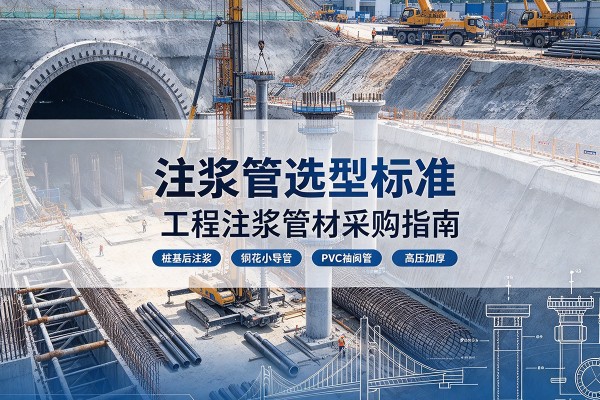祥符注浆管选型标准